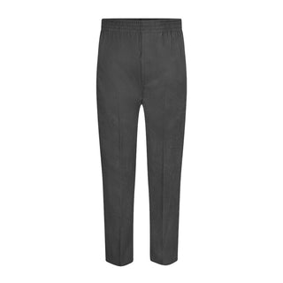 Boys' Pull Up School Trousers - Grey