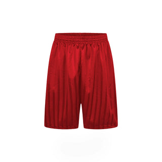 Shadow Stripe PE Shorts - Red