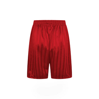 Shadow Stripe PE Shorts - Red