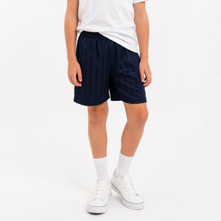Shadow Stripe PE Shorts - Navy