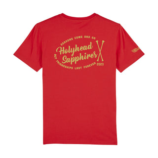 Holyhead Sapphires Red Cotton T-Shirt