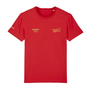 Holyhead Sapphires Red Cotton T-Shirt